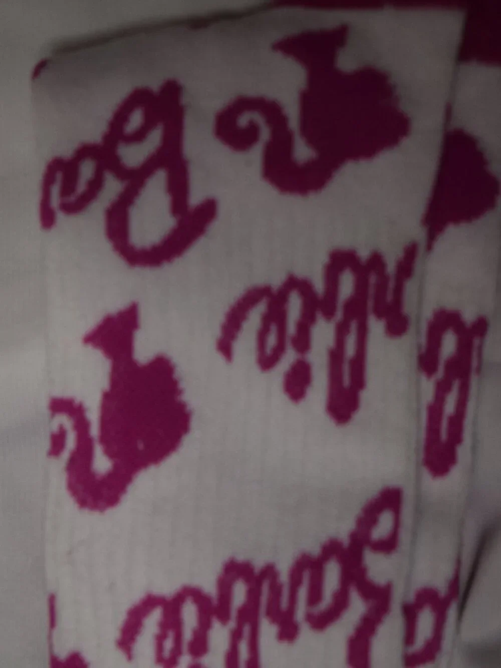 2 Pairs Of Barbie Themed Crew Socks Size 9-13